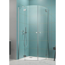 Radaway Torrenta PDD E 90x80 íves zuhanykabin, átlátszó, króm, 131630-01-01 kád, zuhanykabin