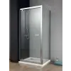 Radaway Twist DW+S szögletes zuhanykabin 80x70 átlátszó
