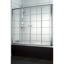  Radaway Vesta oldalfal 65*150 kádparavánhoz, átlátszó, króm kád, zuhanykabin