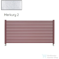 Radeco ALVO 3 350x1300 design radiátor,MERKURY 2 (ezüst) színben fűtőtest, radiátor