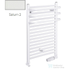 Radeco ARIA A1-500/1 490x535 törölközőszárítós radiátor, SATURN 2 (matt fehér) színben