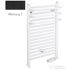 Radeco ARIA A1-600/1 490x635 törölközőszárítós radiátor, MERKURY 7 (matt fekete) színben