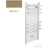 Radeco ARIA A2-350/2 680x385 törölközőszárítós radiátor, SATURN 6 (matt homok) színben
