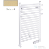Radeco ARIA A2-400/1 680x435 törölközőszárítós radiátor, SATURN 4 (metál bézs) színben