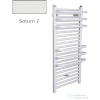 Radeco ARIA A5-400/2 1250x435 törölközőszárítós radiátor, SATURN 2 (matt fehér) színben