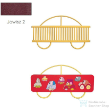Radeco AUTO 680x1250 design radiátor gyerekszobába, JOWISZ 2 (metál bordó) színben fűtőtest, radiátor
