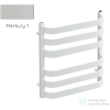 Radeco BILLY 1 595x530 törölközőszárítós radiátor, MERKURY 1 (metál ezüst) színben