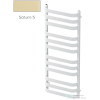 Radeco BILLY 3 1265x530 törölközőszárítós radiátor, SATURN 5 (matt krém) színben