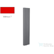 Radeco CAJA 3 1200x320 design radiátor, WENUS 7 (piros) színben fűtőtest, radiátor