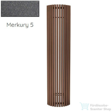 Radeco CARRERA P 1800x430 íves design radiátor, MERKURY 5 (metál sötétszürke) színben fűtőtest, radiátor