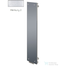 Radeco CLEO 1 1650x340 design radiátor tükörrel, MERKURY 2 (ezüst) színben fűtőtest, radiátor