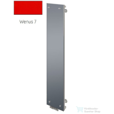 Radeco CLEO 2 1650x620 design radiátor tükörrel, WENUS 7 (piros) színben fűtőtest, radiátor