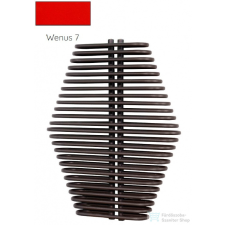 Radeco DIAMANTES 990x700 design radiátor, WENUS 7 (piros) színben fűtőtest, radiátor