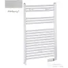 Radeco DORA AD3-500/P 870x550 törölközőszárítós radiátor, MERKURY 1 (metál ezüst) színben