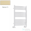 Radeco ENZO AK1-600/EL 415x630 törölközőszárítós radiátor, SATURN 5 (matt krém) színben