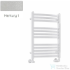 Radeco ENZO AK2-600/EL 715x630 törölközőszárítós radiátor, MERKURY 1 (metál ezüst) színben