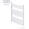 Radeco ENZO AK3-500/EL 850x530 törölközőszárítós radiátor, MERKURY 2 (ezüst) színben