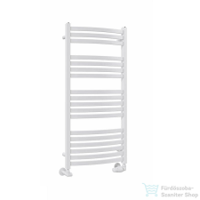 Radeco ENZO AK7-600/EL 1630x630 törölközőszárítós radiátor, fényes fehér színben fűtőtest, radiátor