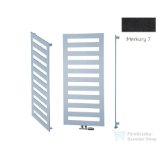 Radeco ESCALERA 2 1160x550 design radiátor,MERKURY 7 (matt fekete) színben fűtőtest, radiátor