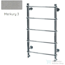 Radeco ESFERA KOLOR 905x550 design radiátor, MERKURY 3 (metál világosszürke) színben fűtőtest, radiátor