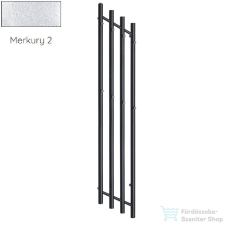 Radeco FUEGO KOLOR 1650x290 balos design radiátor,MERKURY 2 (ezüst) színben fűtőtest, radiátor