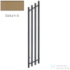 Radeco FUEGO KOLOR 1650x290 jobbos design radiátor, SATURN 6 (matt homok) színben