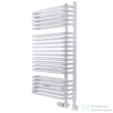 Radeco GAIA A1/G 490x500 törölközőszárítós radiátor, fényes fehér színben fűtőtest, radiátor