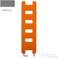 Radeco HEAVEN 1600x450 design radiátor, MERKURY 4 (metál szürke) színben fűtőtest, radiátor