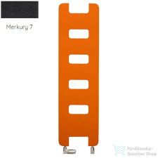 Radeco HEAVEN 1600x450 design radiátor, MERKURY 7 (matt fekete) színben fűtőtest, radiátor