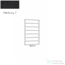 Radeco LOFT 1 821x550 design radiátor,MERKURY 7 (matt fekete) színben fűtőtest, radiátor