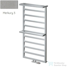 Radeco LOFT PLUS 1 821x550 design radiátor,MERKURY 3 (metál világosszürke) színben fűtőtest, radiátor