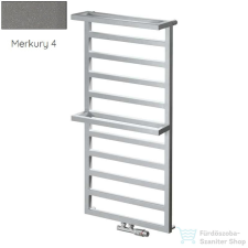 Radeco LOFT PLUS 3 1612x550 design radiátor, MERKURY 4 (metál szürke) színben fűtőtest, radiátor