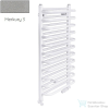 Radeco MARIO A6-500/M 1440x535 törölközőszárítós radiátor MERKURY 3 (metál világosszürke) színben