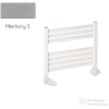 Radeco PINO K AK1-400/EP 415x430 törölközőszárítós radiátor, MERKURY 3 (metál világosszürke) színben