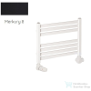 Radeco PINO K AK1-400/EP 415x430 törölközőszárítós radiátor, MERKURY 8 (selyemfényű fekete) színben