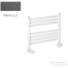 Radeco PINO K AK1-500/EP 415x530 törölközőszárítós radiátor, MERKURY 5 (metál sötétszürke) színben