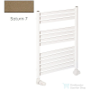 Radeco PINO K AK2-400/EP 715x430 törölközőszárítós radiátor, SATURN 7 (metál homok) színben