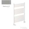 Radeco PINO K AK3-500/EP 850x530 törölközőszárítós radiátor, MERKURY 3 (metál világosszürke) színben