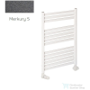 Radeco PINO K AK3-500/EP 850x530 törölközőszárítós radiátor, MERKURY 5 (metál sötétszürke) színben
