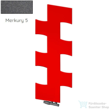 Radeco PUZEL 1190x490 design radiátor,MERKURY 5 (metál sötétszürke) színben fűtőtest, radiátor