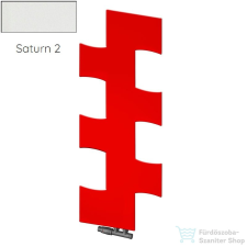 Radeco PUZEL 1190x490 design radiátor,SATURN 2 (matt fehér) színben fűtőtest, radiátor