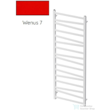 Radeco RIVER 4 1395x530 design radiátor, WENUS 7 (piros) színben fűtőtest, radiátor