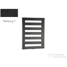 Radeco ROD 1 830x550 design radiátor,MERKURY 7 (matt fekete) színben fűtőtest, radiátor