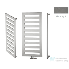 Radeco ROD 2 1160x550 design radiátor,MERKURY 4 (metál szürke) színben fűtőtest, radiátor