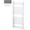 Radeco SARA E A5-400/SPE 1180x450 törölközőszárítós radiátor, MERKURY 4 (metál szürke) színben