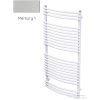 Radeco SONIA E A5-600/SLE 1180x650 törölközőszárítós radiátor, MERKURY 1 (metál ezüst) színben