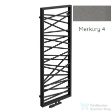 Radeco SPIDER 2 1200x530 design radiátor, MERKURY 4 (metál szürke) színben fűtőtest, radiátor
