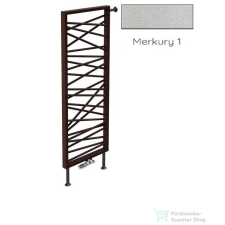 Radeco SPIDER BIS 2 1200x530 design radiátor, MERKURY 1 (metál ezüst) színben fűtőtest, radiátor