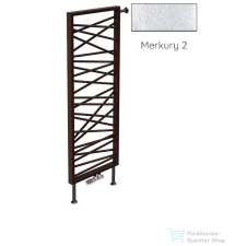 Radeco SPIDER BIS 2 1200x530 design radiátor, MERKURY 2 (ezüst-fekete) színben fűtőtest, radiátor