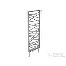 Radeco SPIDER BIS 2 1200x530 design radiátor, MERKURY 4 (metál szürke) színben fűtőtest, radiátor